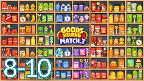 Goods Puzzle Sort Challenge Gameplay Walkthrough Level 8-10