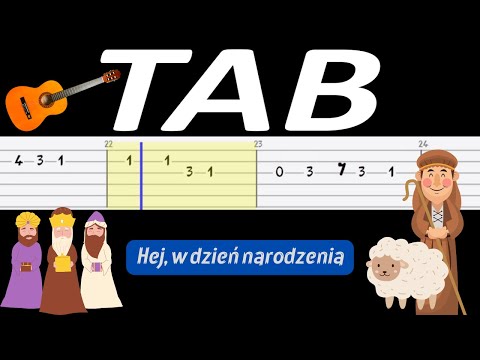 🎸 Hej, w dzień narodzenia - melodia TAB (gitara) 🎵 TABY I NUTY W OPISIE 🎼
