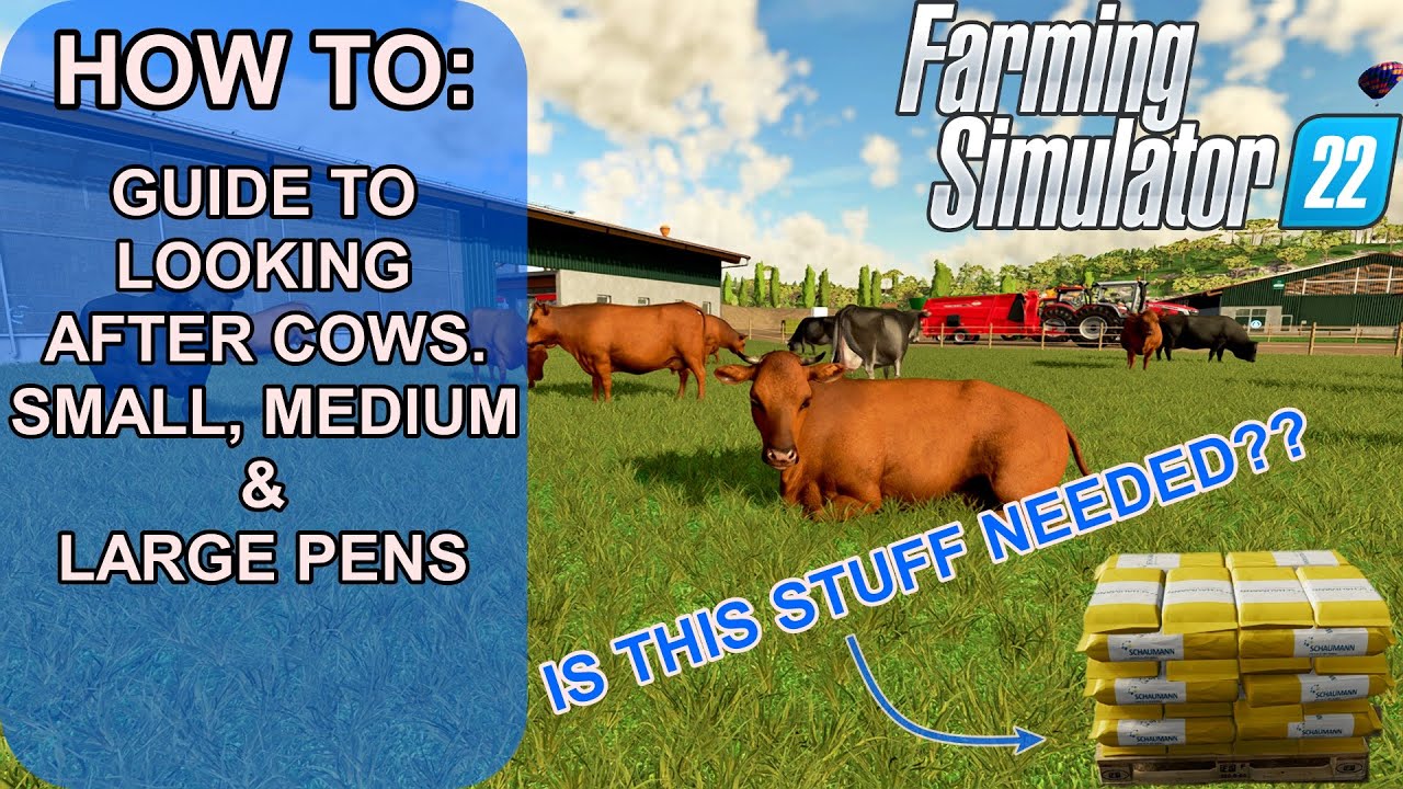 Farming Simulator 22 Animal Husbandry Guide: How to Raise Animals