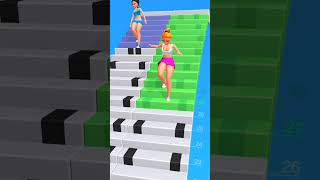 Down Stairs Race 3D #Funnygame #Viralshorts