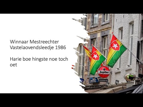 Mestreechs vastelaovendsleedje 1986