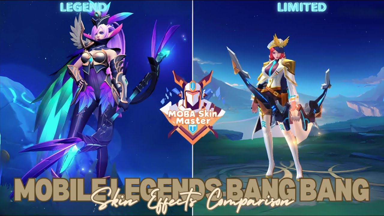 Miya "Legend Skin vs Limited Skin" (Modena Butterfly vs Honor) | MLBB Skin Effects 4K UHD
