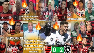 TORCIDAS DO BRASIL AO FLAMENGO 0X2 BOTAFOGO COM GOLS DO LUIZ HENRIQUE E SAVARINO - FLAMENGUISTAS