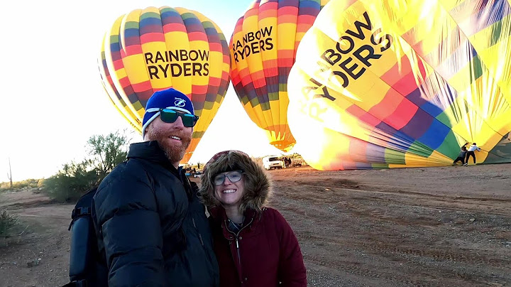 The one where we fly in a Hot Air Balloon