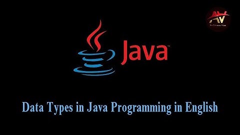 Data Types in Java Programming (ENG) | Prof. Antony Vijay