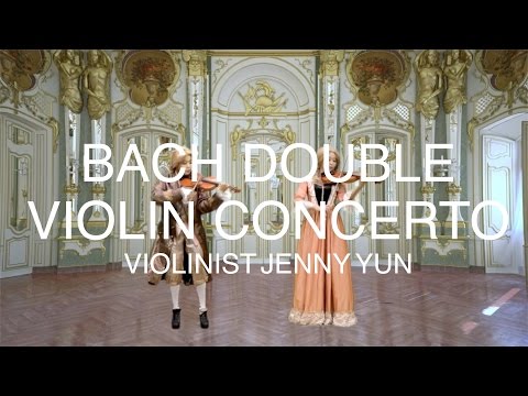 BACH DOUBLE VIOLIN CONCERTO 1st Mov. _ JENNY YUN & JENNY YUN