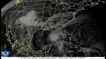 2024 Rafael - 4 Kilometer Resolution Visible Satellite Imagery Animation (HD 1280x720)