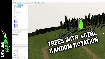 How to quickly plant lots of trees? FS19 and Giants Editor map making tutorial
