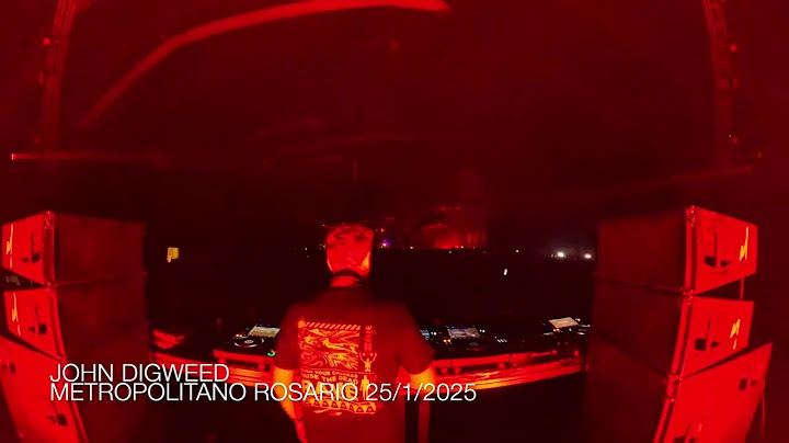 John Digweed Live at Metropolitano Rosario  25th January 2025