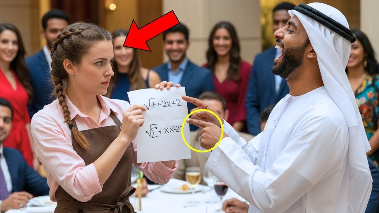 „Löse das und du bekommst 100 Millionen Dollar spottete der arabische Milliardär die Kellnerin tat’s