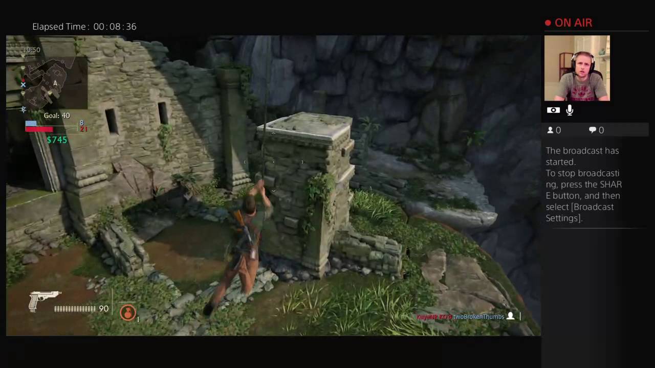 Uncharted 4 Multiplayer Livestream! Denboy and TwoBrokenThumbs