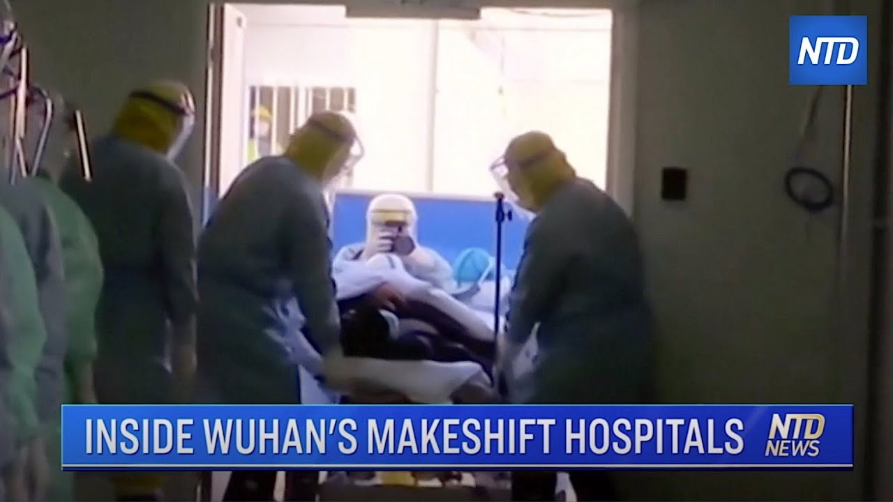 Footage from Wuhan’s makeshift hospitals for coronavirus patients | NTDTV
