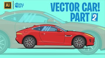 Adobe Illustrator Tutorial How to Create a vector car Tutorial 2020  Part 2