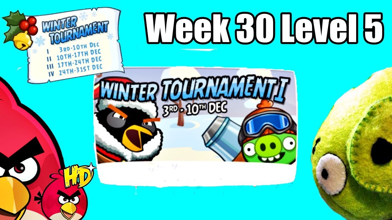 Angry Birds Friends -Week 30 Winter Tournament Level 5 Highscore December 3Stars Walkthrough Level 5