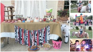 BARNYARD BIRTHDAY PARTY | ONELITTLEFAMILY