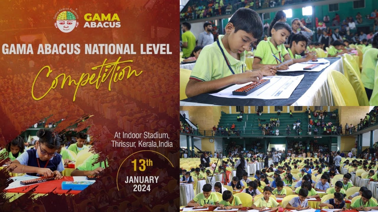 LIVE STREAMING NATIONAL LEVEL ABACUS COMPETITION 13012024