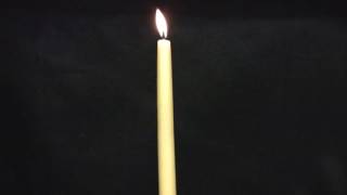[10 Hours] Diminishing Burning Candle - Video & Audio [1080HD] SlowTV