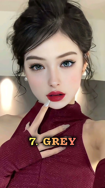 Top 10 most rare eyes colours in the world #4k #eyes