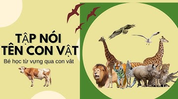 Dạy tên các con vật cho bé học nói | TapNoiTenConVat