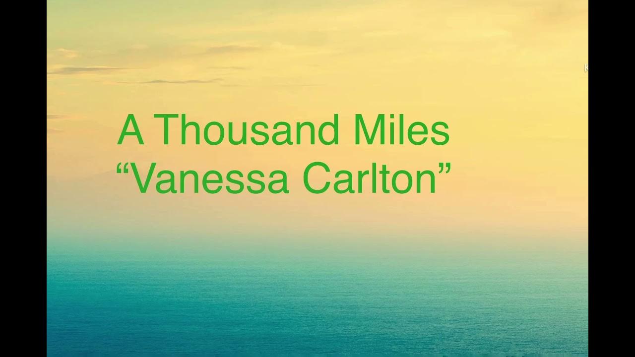Carlton a thousand miles. Караоке Miles. Миля караоке.