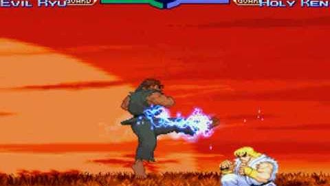 Evil Ryu vs. Holy Ken
