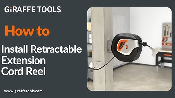 How to install ahd use an extension cord reel?