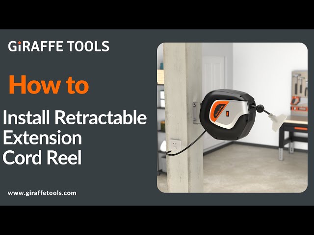 How to Installl&use extension cord reel 