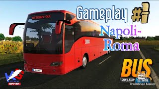 Bus simulator : Ultimate #1 || Napoli - Roma || Android Gameplay screenshot 2