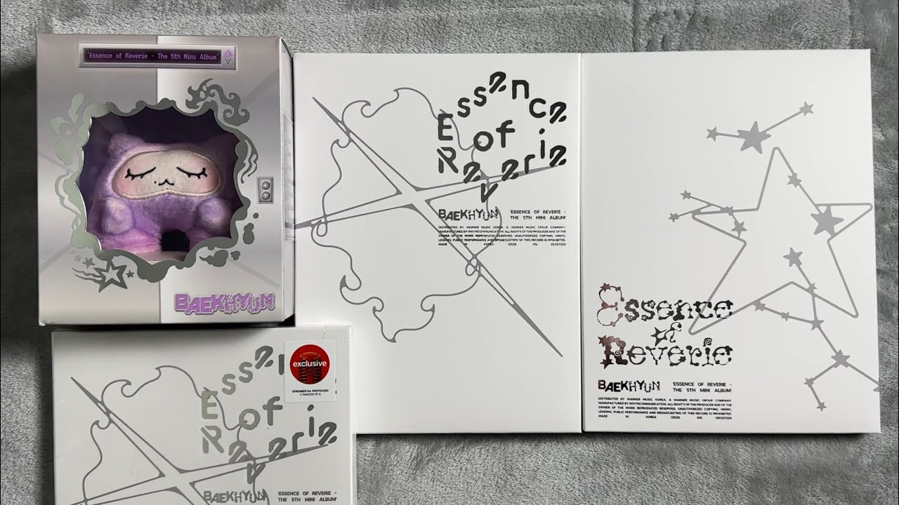 ♡Unboxing Baekhyun 백현 5th Mini Album Essence of Reverie (Essence, Reverie & Special Ver.)♡
