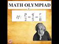 Only 1% Can Solve This Math Olympiad Challenge! 🤯 #shorts #mathshorts #shortsvideo #maths #iqtest