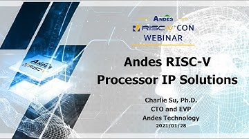 (EN) Andes RISC-V Processor IP Solutions