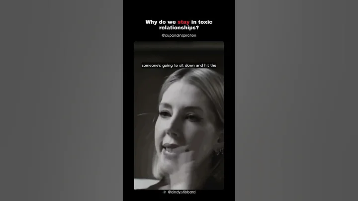 Why do we stay in toxic relationships?