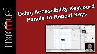 Using Accessibility Keyboard Panels To Repeat Key Sequences (MacMost #1889)