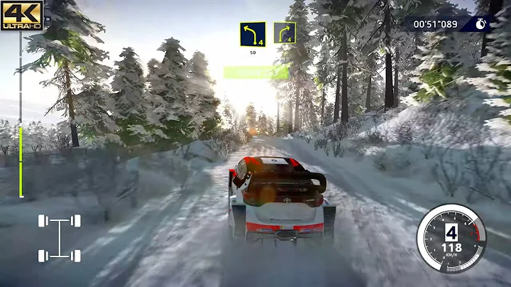 WRC 10 FIA World Rally Championship - (Rally Sweden Shakedown) - Gameplay [4K60FPS]