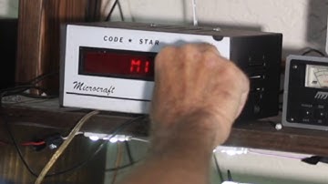 CODE * STAR  CW--RTTY ASCII BAUDOT  DECODER