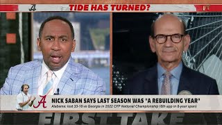 THEM BOYS IN TROUBLE! - Stephen A. on Texas A\&M vs. Alabama | First Take