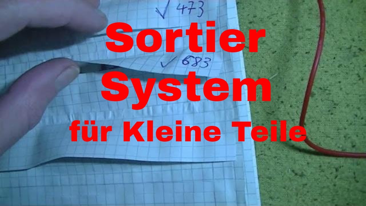 Kerko (Keramikkondensator) Sortier System basteln - eflose 