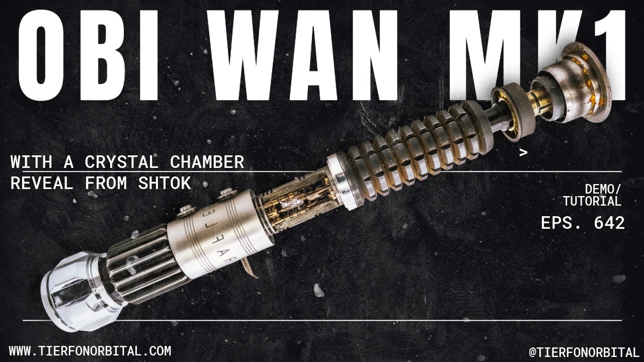 Roman Props Mk1 オビワン ライトセーバー Roman Props “MK1” — Obi-Wan OT Reveal Lightsaber - YouTube