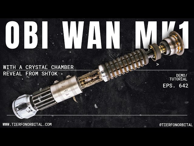 Roman Props Mk1 オビワン ライトセーバー Roman Props “MK1” — Obi-Wan OT Reveal Lightsaber - YouTube