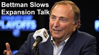 Bettman on Expansion and Succession, Driverless Zambonis, September 23rd/24th Preview