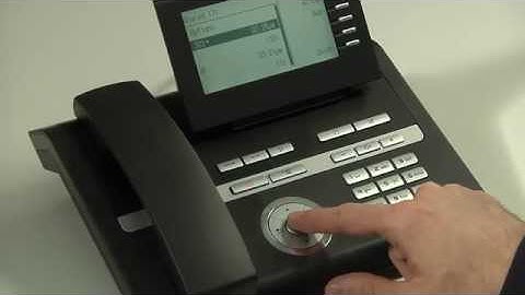 Unify Openstage 40 How to Place a Call