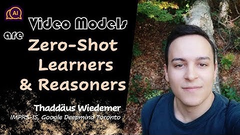 [S5E2] Video Models Are Zero-Shot Learners and Reasoners | Thaddäus Wiedemer