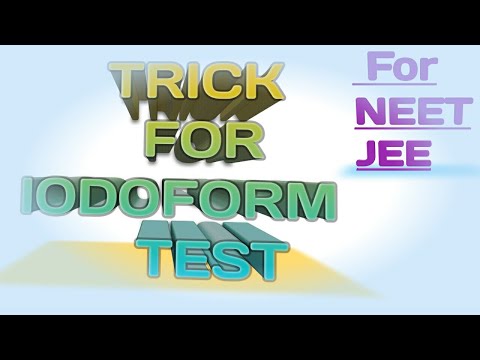 Video: Paano gumagana ang iodoform test?