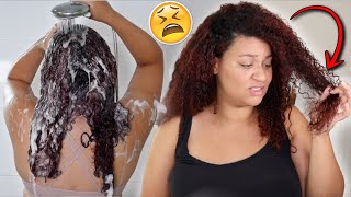 I got heat damage.. 😩 watch my hair not really revert to curly