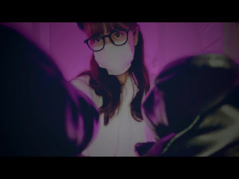 [ASMR] 小顔マッサージ 👐 Long Leather Gloves Face Massage / ロング革手袋
