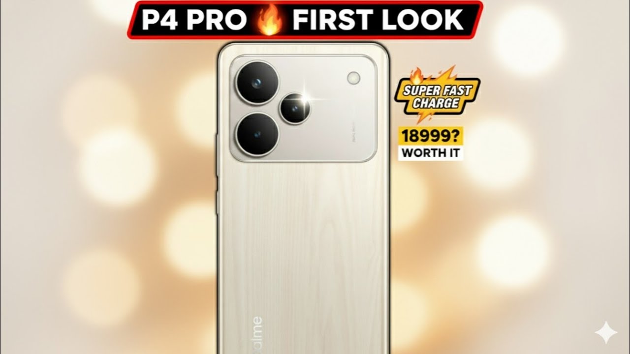 🔥 Realme P4 Pro Unboxing & First Look | New Design, Camera Test & Features Review!