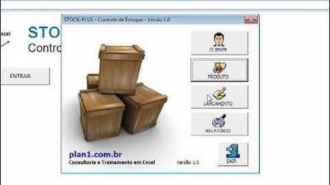 Controle de estoque no Excel