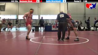 Benjamin Stroh vs. Justin Birschbach at 2013 Junior Nationals - FILA - FS