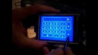 GCBasic Calculator a touch screen demo