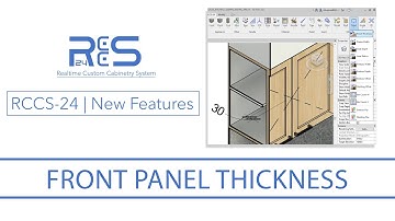 RCCS 2024 - FRONT PANEL THICKNESS - Revit Cabinet